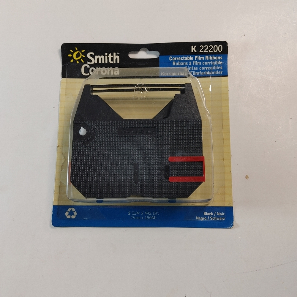 New Genuine Smith Corona Wordsmith 250 Typewriter Ribbon (2 pack) Brand New Old